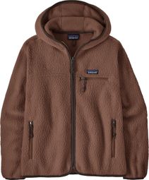 Patagonia Retro Pile Hoody Women's Brown Fleece