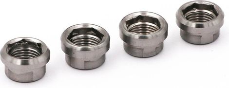 Rennen Titanium Nuts Regular Raw (x4) 