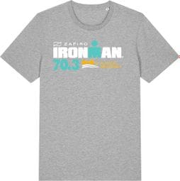 Camiseta gris de manga corta Ironman 70.3 Mallorca para hombre