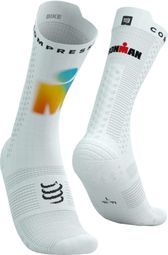 Compressport Pro Racing v4.0 Bike Ironman Socks 2025 White Sunrise