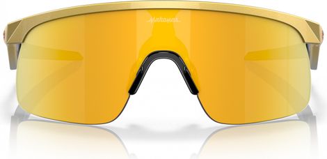 Lunettes Enfant Oakley Resistor Patrick Mahomes II Gold Prizm 24K / Ref : OJ9010-0823