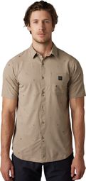 Fox Ranger Woven Short Sleeve Jersey Beige