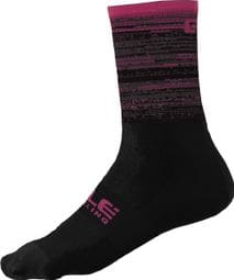 Alé Q-Skin Scanner Unisex Socks Black/Pink