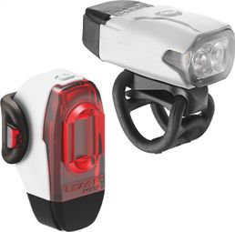 Coppia di luci Lezyne KTV Drive Set bianche