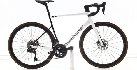 Produit reconditionné · Cannondale Supersix Evo Carbone Di2 12V · Blanc / Vélo de route / Cannondale | Très bon état