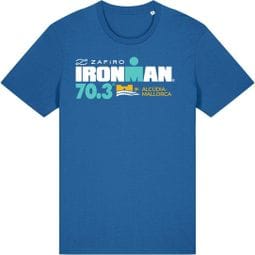 Ironman 70.3 Mallorca Kurzarm T-Shirt Royal Blau Herren