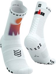 Compressport Pro Racing Sokken v4.0 Run High Ironman 2025 White Sunrise