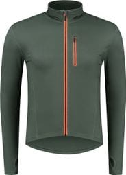 Hoodie Zippe Rogelli Jake - Homme - Vert/Orange