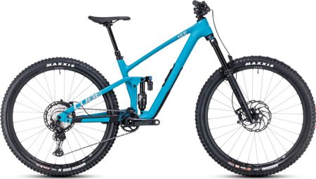 VTT Tout-Suspendu Cube Stereo One55 C:62 SLX Shimano XT 12V 29'' Bleu Bondi 2023