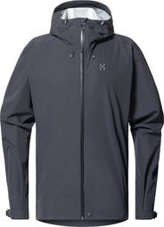 Veste Imperméable Haglöfs Rosson Proof Noir Homme