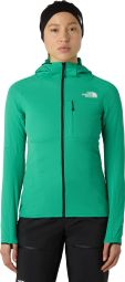 The North Face Summit Futurefleece Hoodie Fleece Kapuze Grün Frau