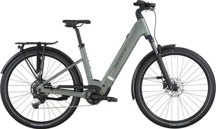 Scott Sub Sport 30 Wave Electric City Bike with Shimano Cues 9V, 540Wh, 700mm, Green, 2026