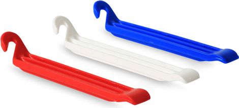 Kit de 3 Démonte-pneus Zéfal DP20 Rouge Blanc Bleu