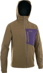 Softshell-Jacke für Mountainbiker Shelter 2L Braun