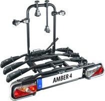 Porte-vélos plateforme sur attelage 4 vélos AMBER IV - EUFAB
