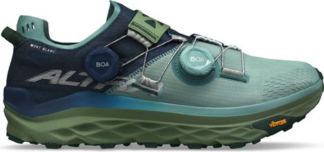 Altra Mont Blanc Boa Dames Trailschoenen Blauw Groen 