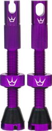 Peaty's x Chris King MK2 60mm Tubeless Valves Purple