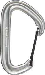 Mosquetón Black Diamond Litewire Gris