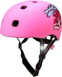 Casque de Vélo Skater pour Ados et Adultes| Grafitti Rose |EN1078 Certifié