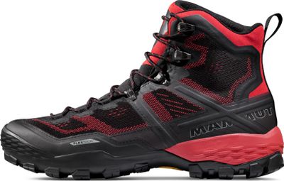 Chaussures de Randonnée Mammut Ducan High Gore-Tex Noir/Rouge