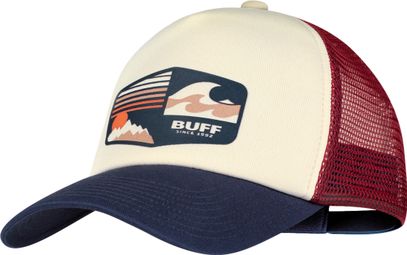 Buff Trucker Cap Rot/Blau