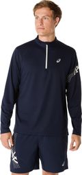 Asics Icon Blue Men's 1/2 Zip Top