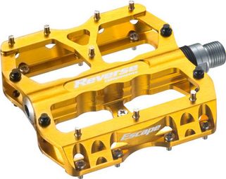 Pair of Reverse Escape Gold Pedals