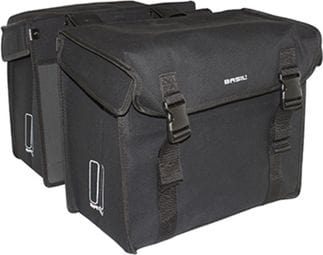 SACOCHE ARRIERE VELO DOUBLE BASIL KAVAN 65L NOIR (46x22x43cm)