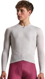 Rapha Pro Team Lightweight III zilveren herenfietsshirt met lange mouwen