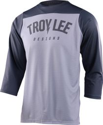 Maillot Manches 3/4 Troy Lee Designs Ruckus Gris Clair/Foncé