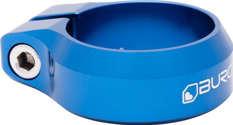 Abrazadera de sillín de aluminio Burgtec Azul