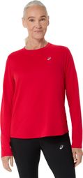 T-Shirt Running Asics Core Rouge Femme