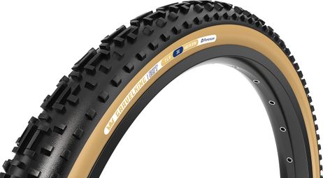 Pneu Gravel Panaracer GravelKing EXT 700 mm Tubeless Ready Souple ZSG Gravel Compound BeadLock TuffTex Noir Flancs Beiges