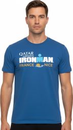 T-Shirt Manches Courtes Ironman France Nice Bleu Royal Homme