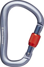 Black Diamond Liteforge Mosquetón con cierre de rosca Mosquetón Gris