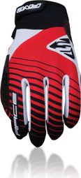Five Race Red / Black Kids Long Gloves