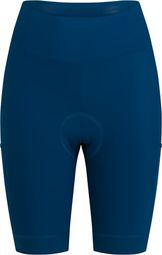 Pantaloncini da ciclismo senza spalline Rapha Core Cargo blu da donna