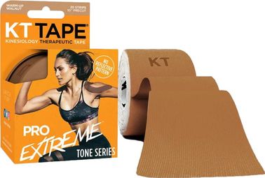 KT TAPE Pro Extreme Tape Voorgesneden (20 X 25cm) Hazelnoot