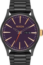 Nixon Sentry Uhr Gunmetal/Blackberry/Gold