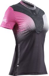 X-Bionic Corefusion Run Pink/White Women's Jersey met korte mouwen