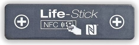 Autocollant LifeStick RIDE - Contient vos informations vitales et contacts d'urgence