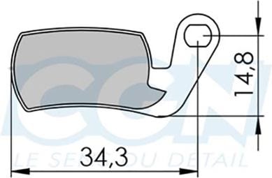 Plaquette frein vtt 29 clarks kevlar competition adapt. magura marta 2002-2008/marta sl (p