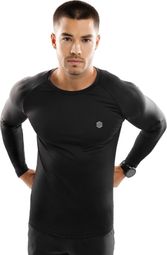 T-shirt fitness manches longues homme Key Noir