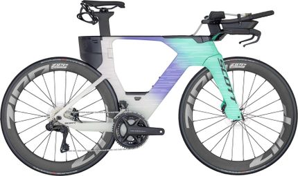 Scott Plasma RC Pro Shimano Ultegra Di2 12V 700mm Grün/Blau Triathlon Fahrrad