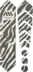 ALL MOUNTAIN STYLE Honey Comb Frame Protection Kit 9 stuks - Zebra