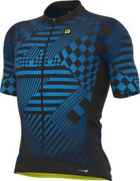 Alé Checker Kurzarmtrikot Blau