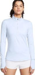 Haut 1/2 Zip Under Armour Qualifier Run Bleu Femme