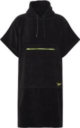 Asciugamano Poncho Speedo per adulti nero/giallo