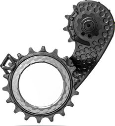 Chape de Dérailleur Hollowcage AbsoluteBlack pour Shimano Ultegra 8100 12 V Gris