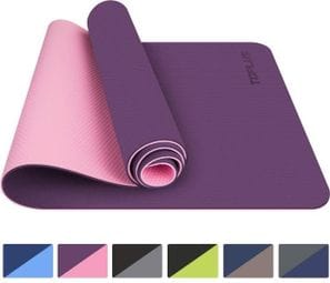 Tapis de Yoga  Tapis Gym  Couleur Violet  183x61x0.6 cm  Tapis de Sol pour Sport  Fitness